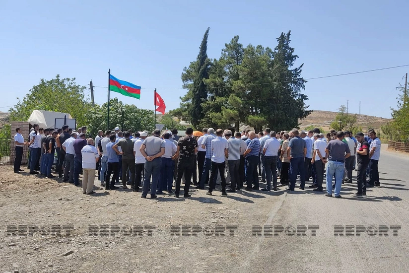 I Qarabağ müharibəsi şəhidlərinin xatirəsinə inşa edilən bulağın açılışı olub