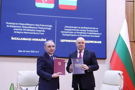 Bolqarıstanın Baş prokuroru Azərbaycanda səfərdədir