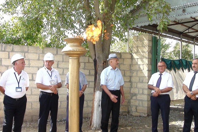 Daha bir yaşayış məntəqəsinə ilk dəfə təbii qaz verilib