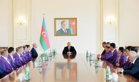 Prezident İlham Əliyev XV Yay Paralimpiya Oyunlarında iştirak etmiş idmançılarla görüşüb - YENİLƏNİB