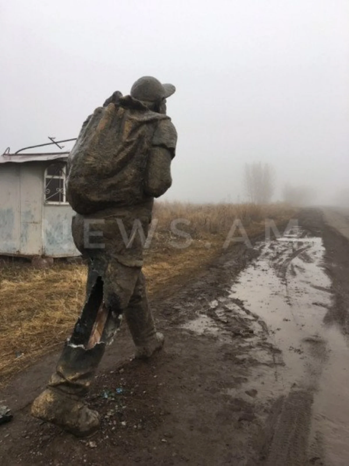 В Армении поврежден памятник Николу Пашиняну