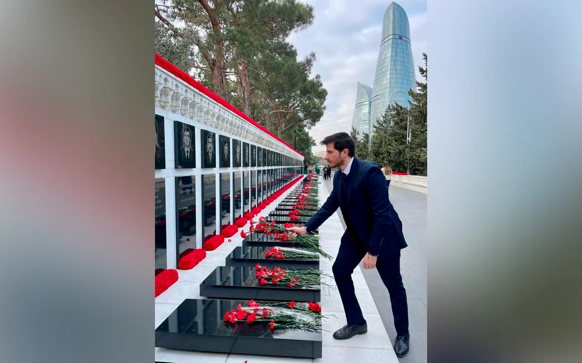 İsrail səfiri 20 Yanvar faciəsi ilə bağlı paylaşım edib