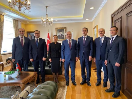 QHT Agentliyinin rəhbərliyi Türkiyə DİN-də və digər qurumlarda görüşlər keçirib