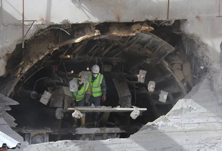 Metronun “Xocəsən” deposuna aparan tunellərdə qazıntı tamamlanıb