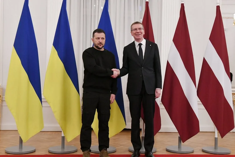 Latviya Prezidenti Ukraynaya yeni yardım paketini açıqlayıb