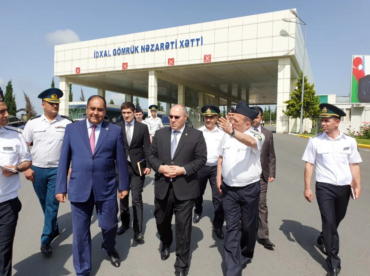 DGK sədri Mazımçay gömrük postunda mövcud vəziyyətlə tanış olub
