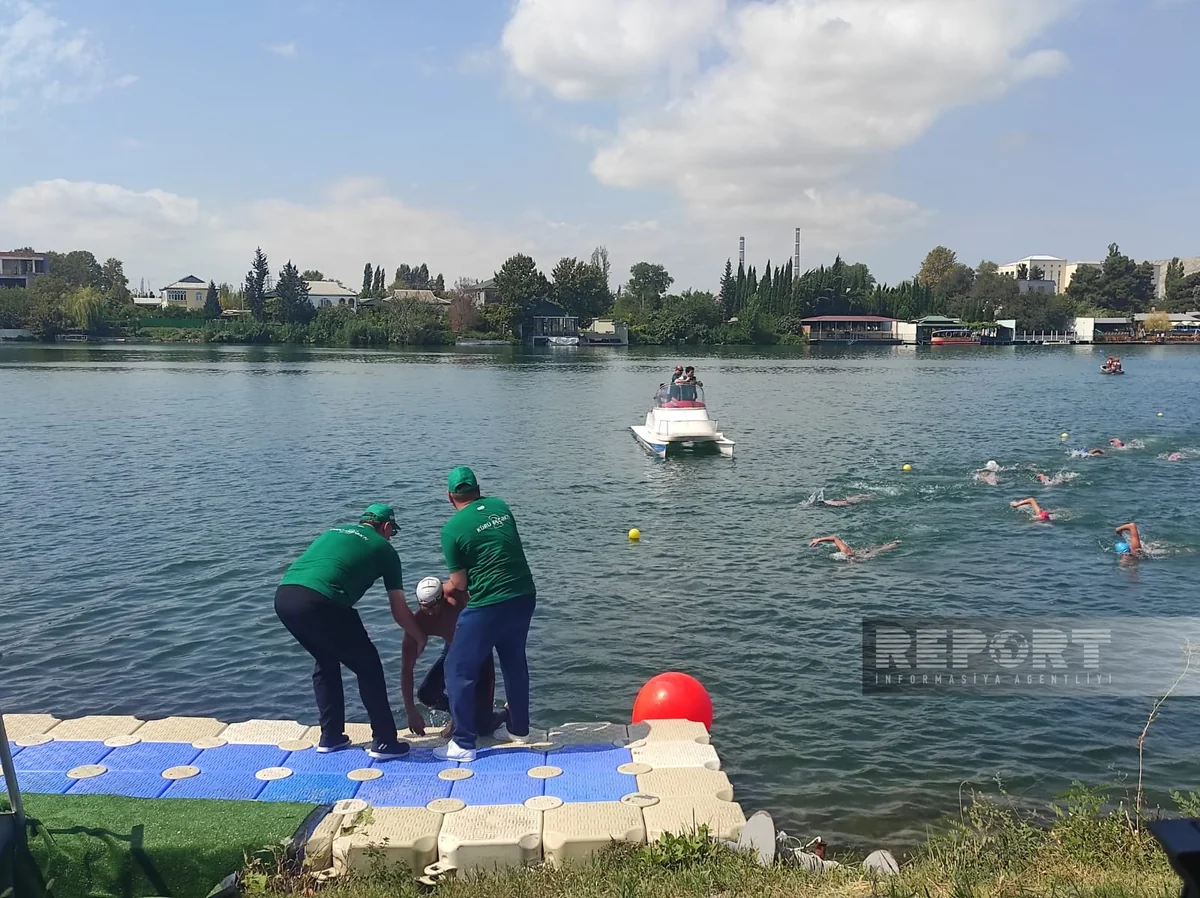 Mingəçevirdə “Kürü keçək?! açıq suda üzmə yarışı keçirilib
