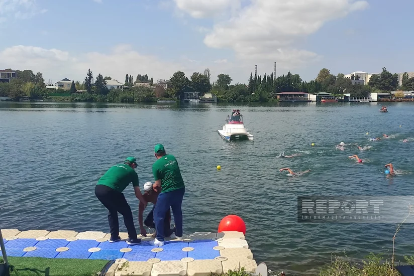 Mingəçevirdə “Kürü keçək?! açıq suda üzmə yarışı keçirilib