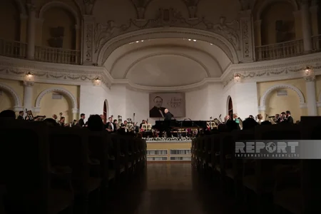 Filarmoniyada Fikrət Əmirovun 100 illik yubileyi ilə bağlı konsert proqramı keçirilib