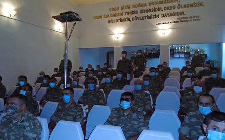 Ön xətt bölmələrinin döyüş hazırlığı yoxlanılıb