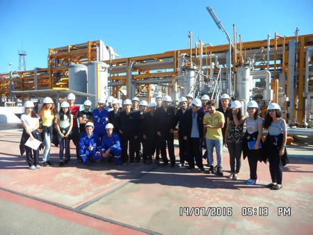 BHOS students take internship at Neft Dashlari