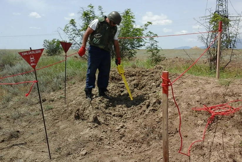 ANAMA Cocuq Mərcanlı kəndində aparılan təmizləmə əməliyyatları barədə məlumat yayıb