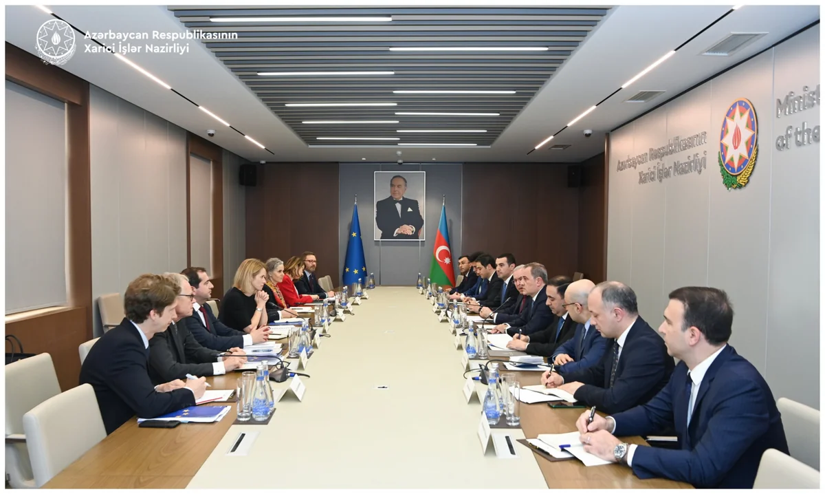Meeting between Jeyhun Bayramov and Kaja Kallas begins in expanded format
