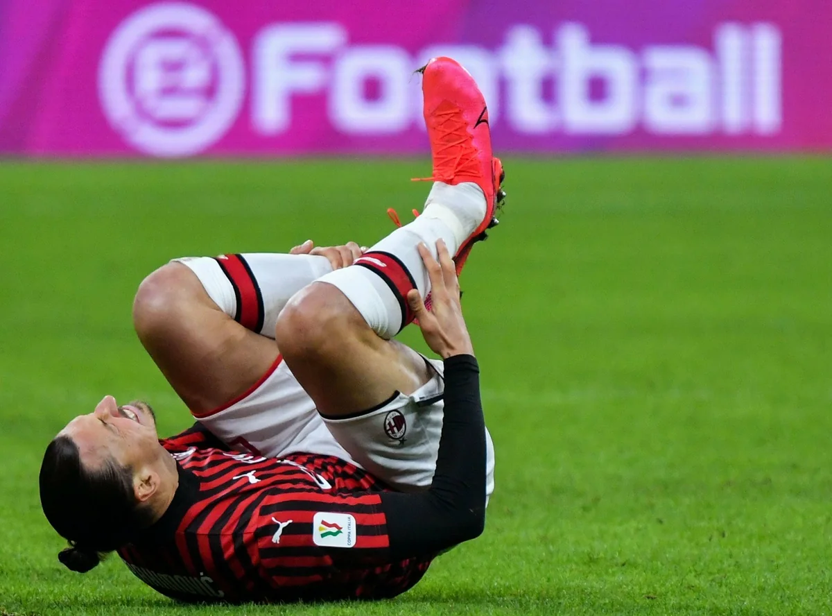 İbrahimoviç Milanın məşqində zədələndi