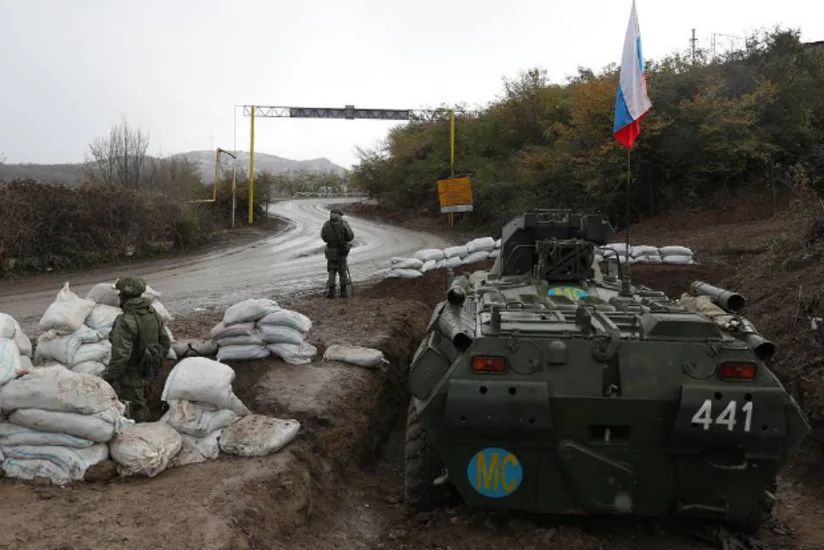 МО России опровергло информацию об окружении подразделений миротворцев в Карабахе