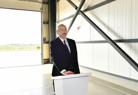 Prezident Zirədə zeytun emalı zavodunun açılışında iştirak edib - YENİLƏNİB