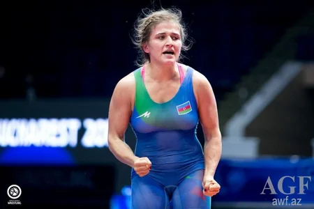 Azərbaycanın qadın güləşçisi dünya çempionatında gümüş medal qazanıb