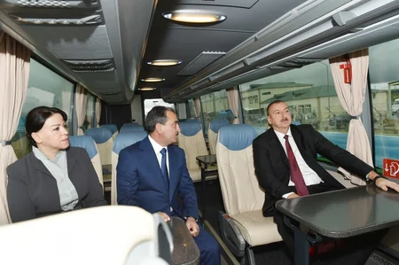 Prezident İlham Əliyev Ceyranbatan Ultrasüzgəcli Sutəmizləyici Qurğular Kompleksinin açılışında iştirak edib