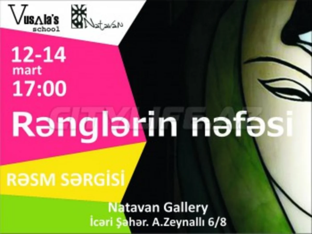 Rənglərin nəfəsi adlı sərgi keçiriləcək