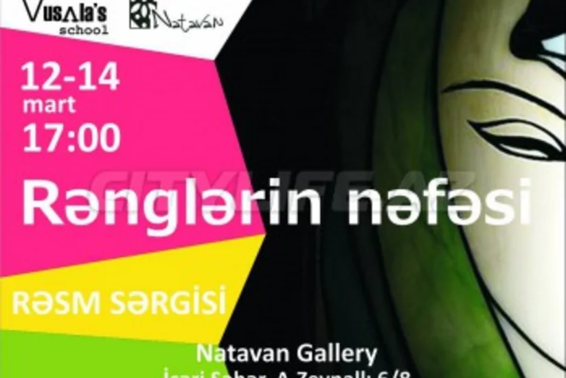 Rənglərin nəfəsi adlı sərgi keçiriləcək