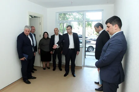 Sosial müdafiə naziri Gəncədə yaradılan Regional Peşə Tədrisi Mərkəzində olub