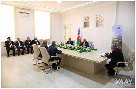 Saleh Məmmədov Ağdamda vətəndaşları qəbul edib