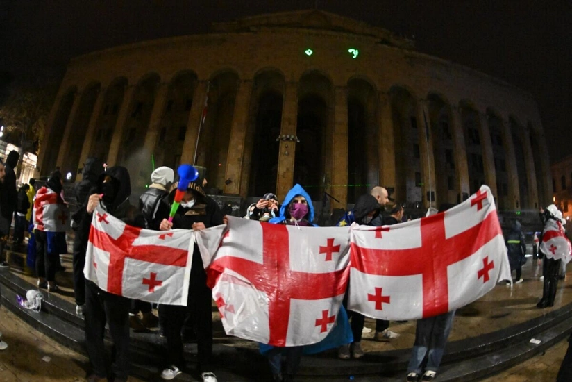 Tbilisidə etiraz aksiyası toqquşmasız başa çatıb