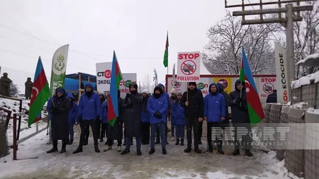 Hazırda Şuşaya qar yağmasına baxmayaraq, etirazçıların tələbləri dəyişməz olaraq qalır