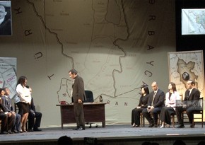 Sumqayıt Dövlət Dram Teatrında “İrəvanda nəyim qaldı” tamaşasının premyerası keçirilib
