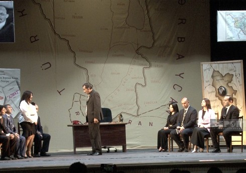 Sumqayıt Dövlət Dram Teatrında “İrəvanda nəyim qaldı” tamaşasının premyerası keçirilib
