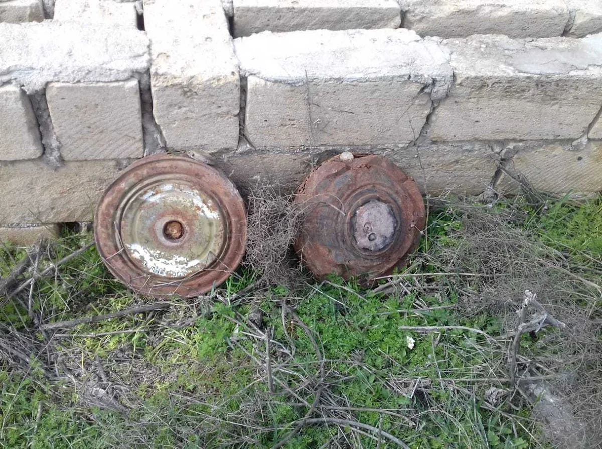 Abşeronda 2 tank əleyhinə mina tapılıb