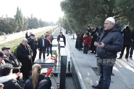 Daşaltı şəhidlərinin məzarı ziyarət olunub
