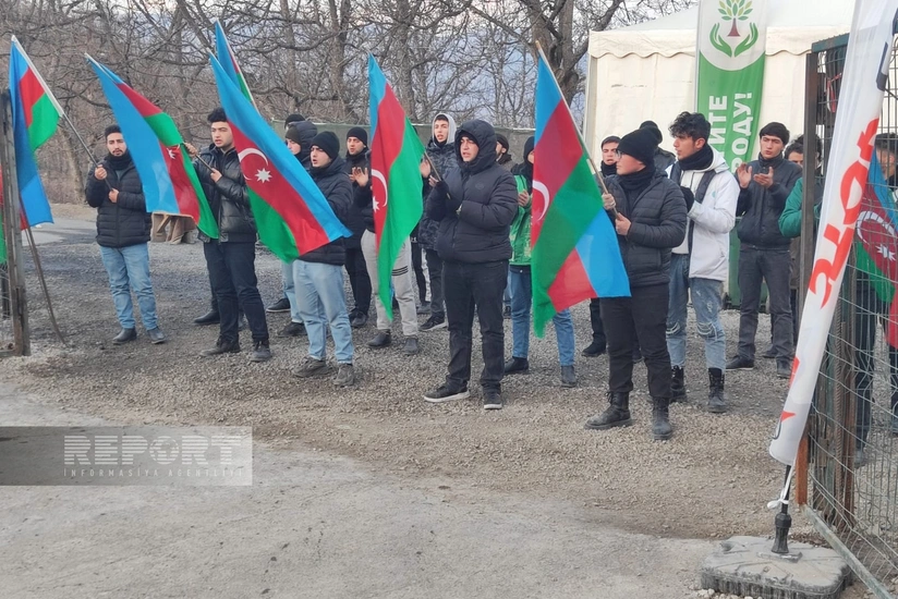 Xankəndi-Laçın yolunda ekofəallar 85 gündür yüksək fəallıq nümayiş etdirirlər