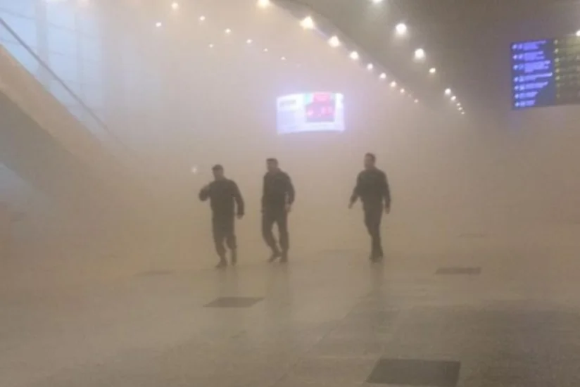 ​В Стокгольме частично эвакуировали аэропорт из-за задымления