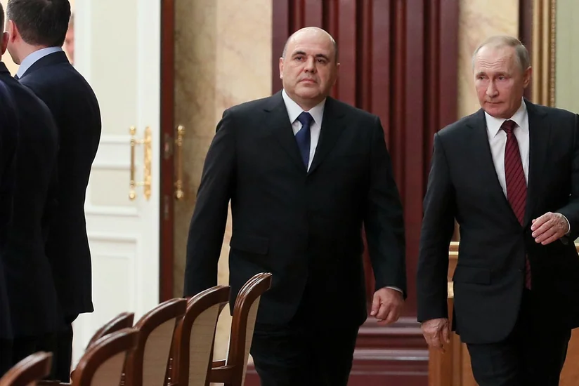 Названа дата последнего контакта заразившегося COVID-19 Мишустина с Путиным