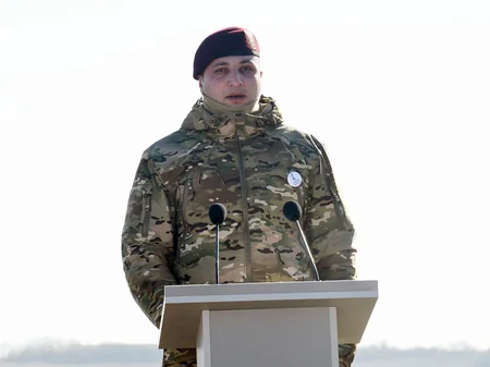 Ali Baş Komandan İlham Əliyev Şuşada hərbçilər qarşısında çıxış edib