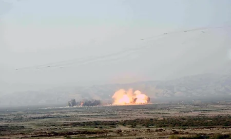 Azerbaijan's combat aircrafts attacked positions of conventional enemy - VIDEO