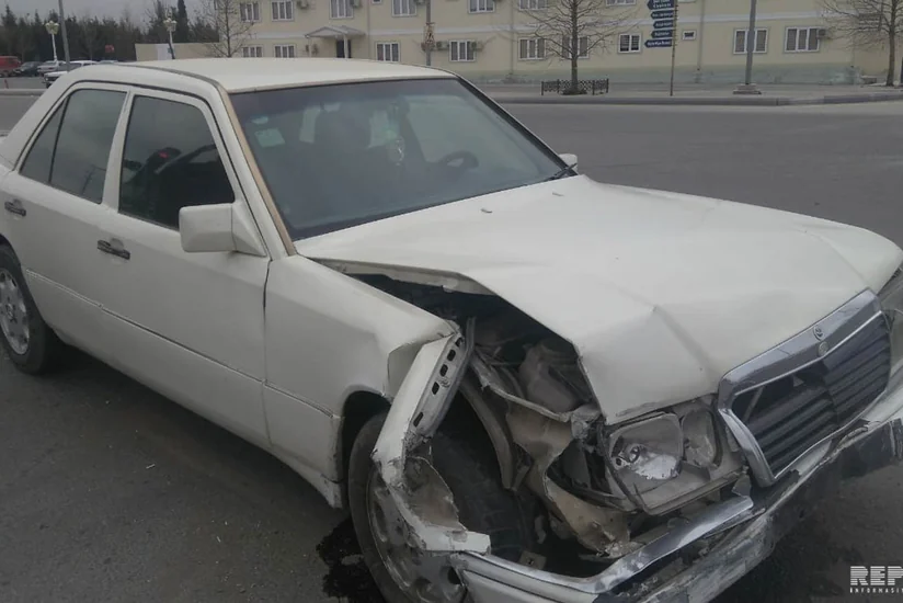 Gəncədə yol qəzası baş verib - FOTO