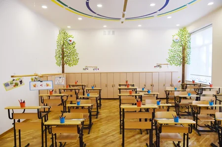 President Ilham Aliyev views school-lyceum No 62 in Nizami district after major overhaul