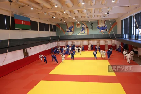 Avropa çempionatına qatılacaq Azərbaycanın cüdo millisinin açıq məşqi keçirilib