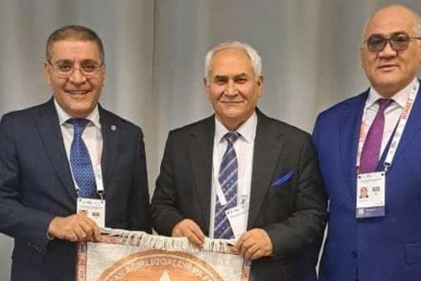 Kamran Nəbizadə Beynəlxalq Ağırlıqqaldırma Federasiyasının prezidenti ilə görüşüb