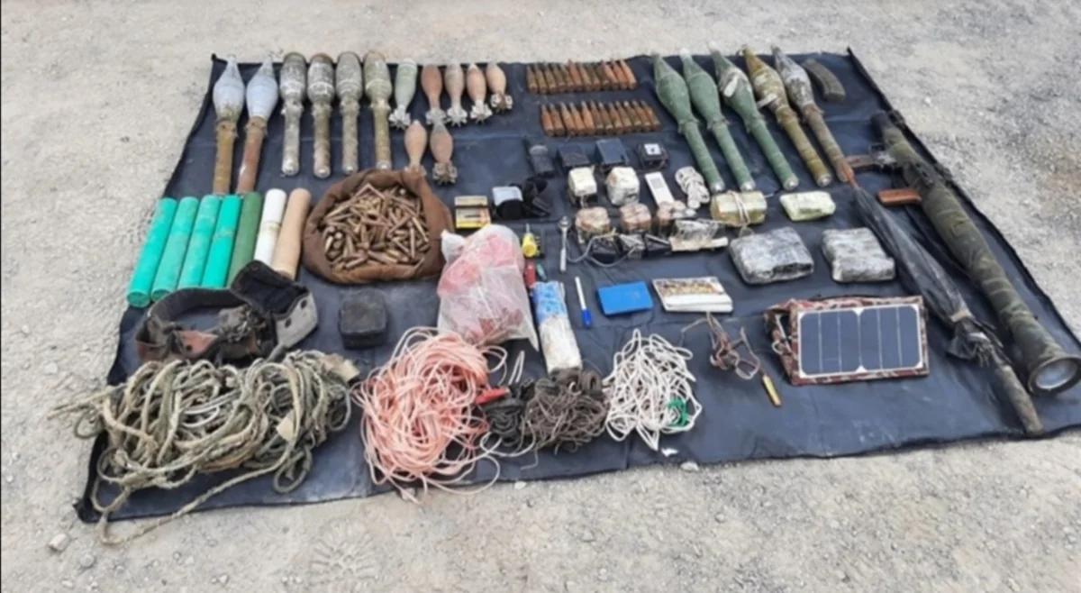Türkiyədə PKK terrorçularının silah-sursatı, partladıcıları ələ keçirilib