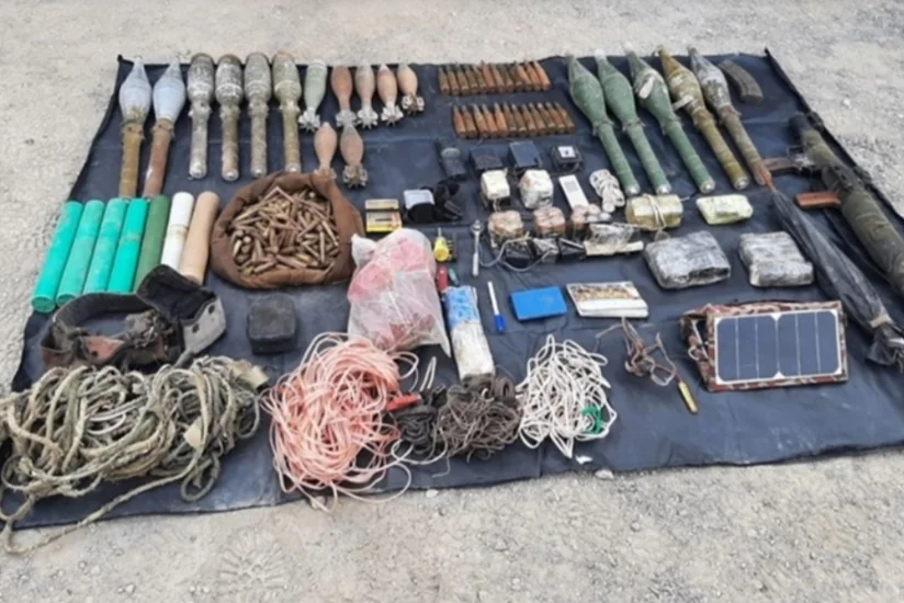 Türkiyədə PKK terrorçularının silah-sursatı, partladıcıları ələ keçirilib