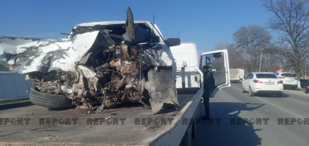 Şabranda TIR 3 avtomobillə toqquşub, 2 nəfər ölüb, 4 nəfər yaralanıb