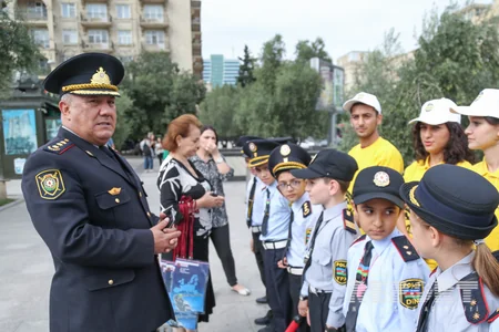 Bakıda “Yollarda ölümsüz bir gün!” devizi altında aksiya keçirilib - FOTO