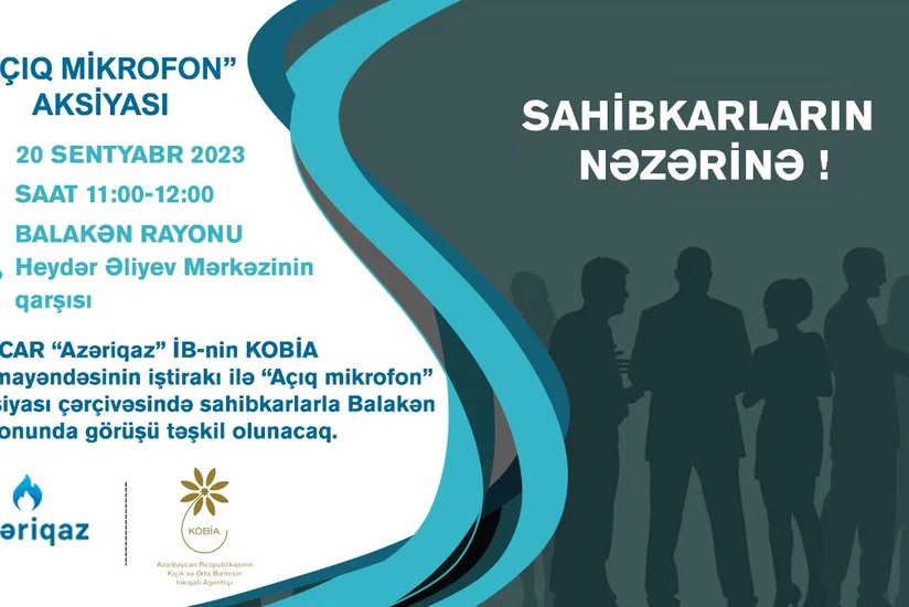 “Azəriqaz” sahibkarlarla növbəti görüşü Balakəndə keçirəcək