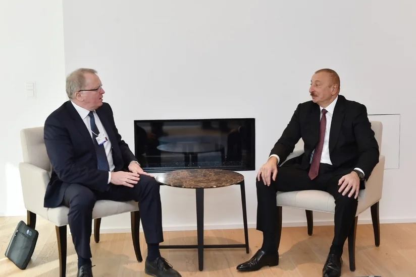 President Ilham Aliyev met with Chief Executive Officer of Equinor in Davos