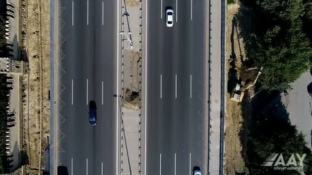 Mərdəkan-Zağulba avtomobil yolunda yeni yerüstü piyada keçidi tikilir
