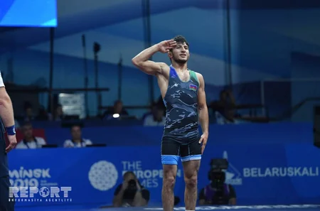 Minsk 2019: Mahir Amiraslanov claims Azerbaijans first wrestling gold