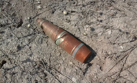 Tərtərdə partlamamış hərbi sursat aşkar edilib